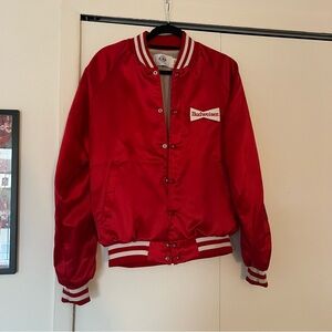 Budweiser Red Satin Jacket